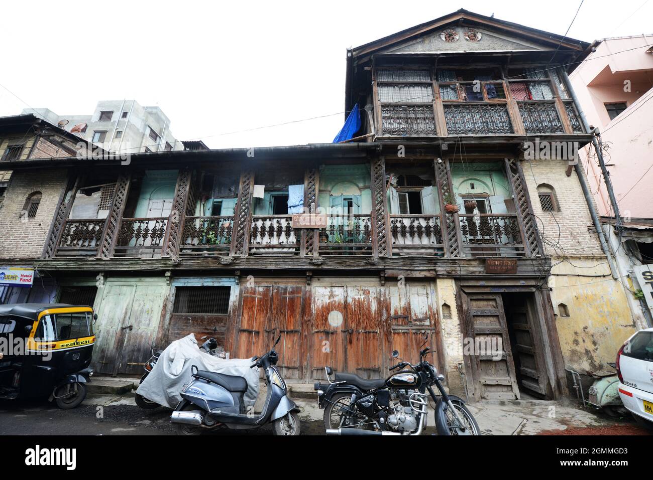 Beautiful old buildings in Pune, India Stock Photo Alamy