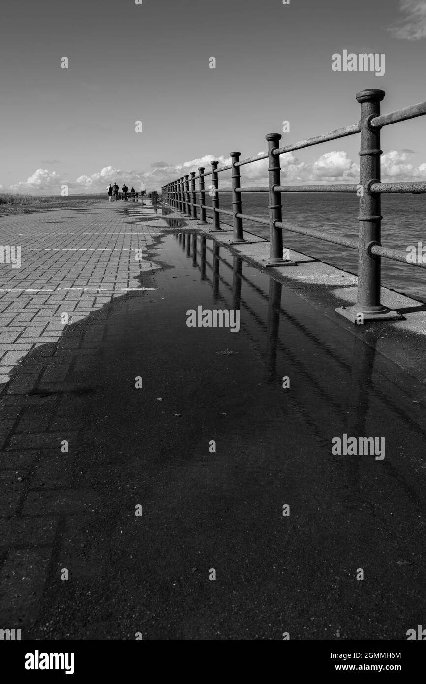 Light blue railings Black and White Stock Photos & Images - Alamy