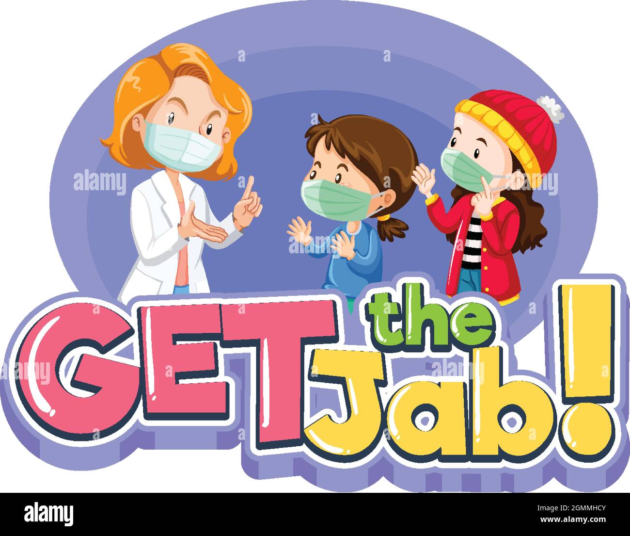 Child and jab Stock Vector Images Alamy