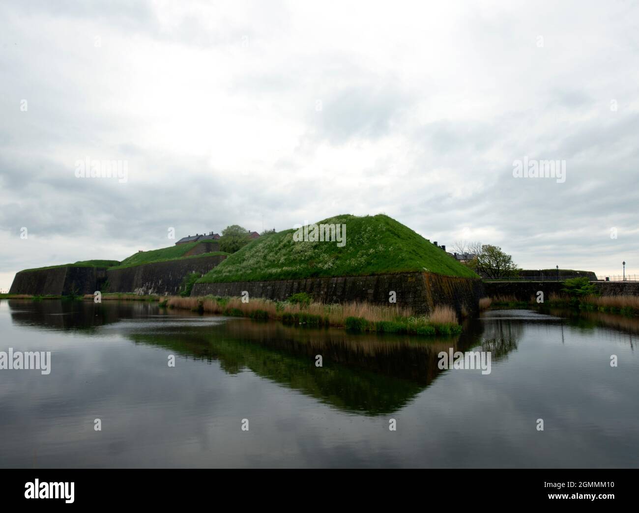 Varberg's fortress is its most notable historical building Stock Photo