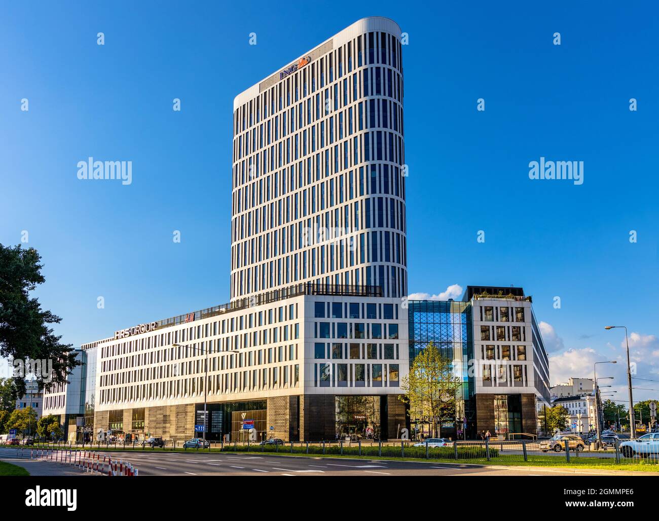 Warszawa poland shopping street hi-res stock photography and images - Alamy
