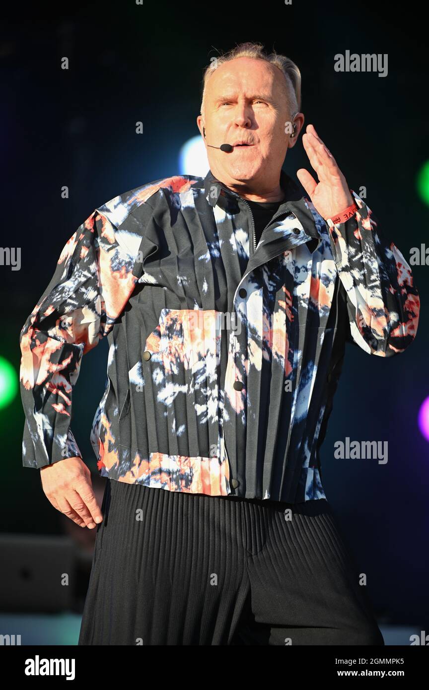 Howard Jones Performing at , Lets Rock 80s  , Leeds , UK , 18.09.2021 Stock Photo