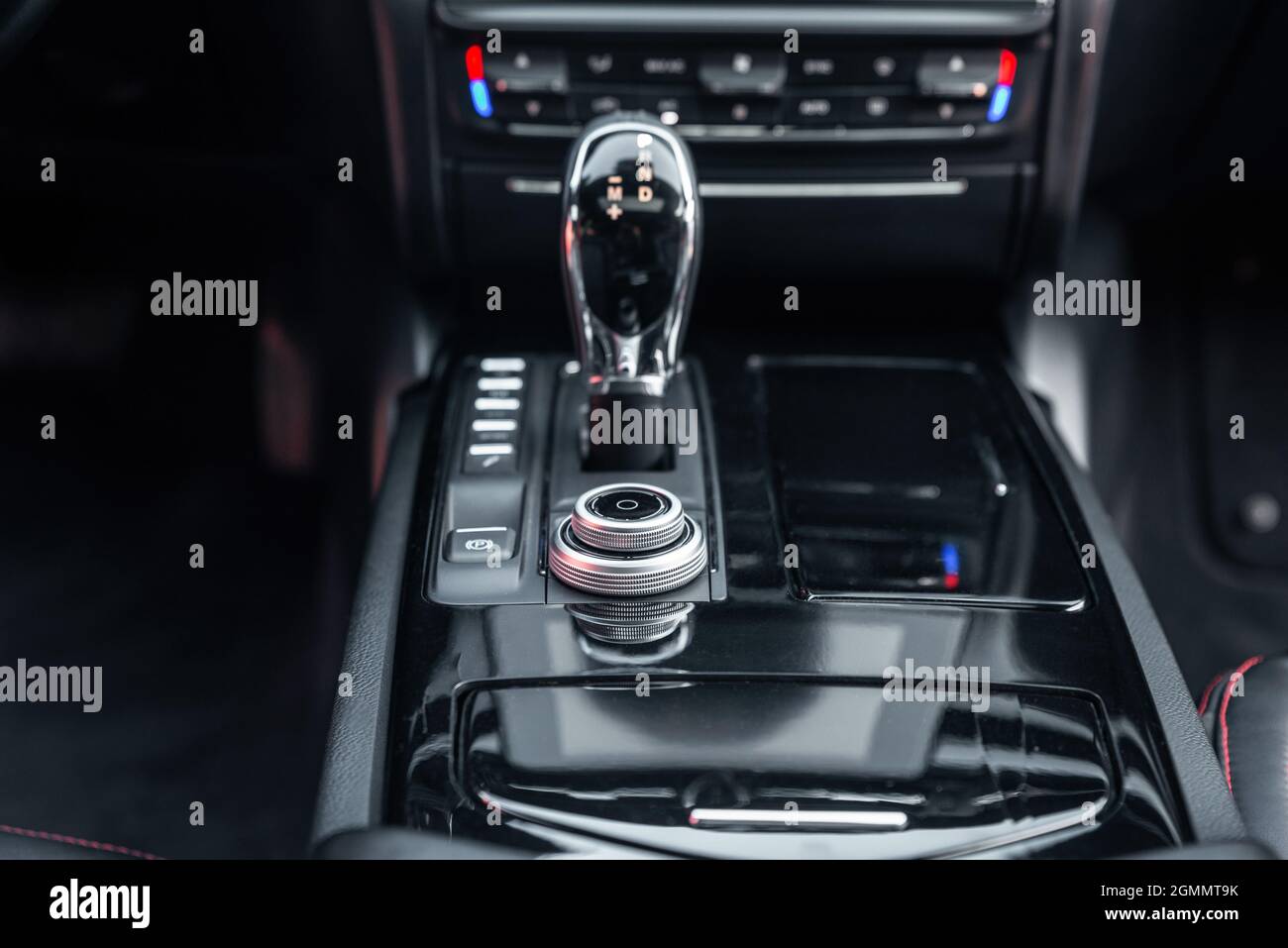 Premium Photo  Gear shift. automatic transmission gear of car , car  interior