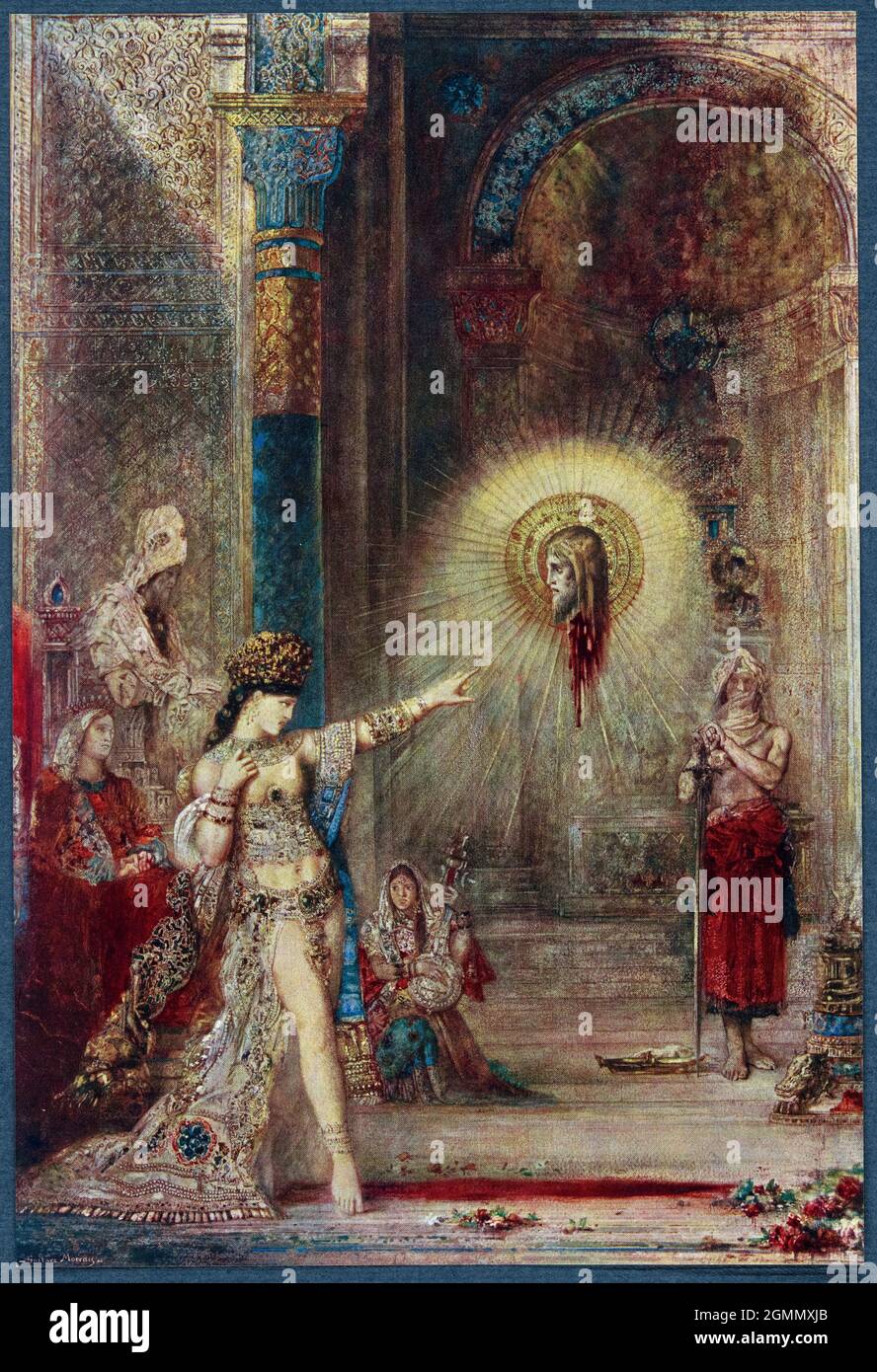 The Apparition painting by Gustave Moreau, 1876-1877 Stock Photo