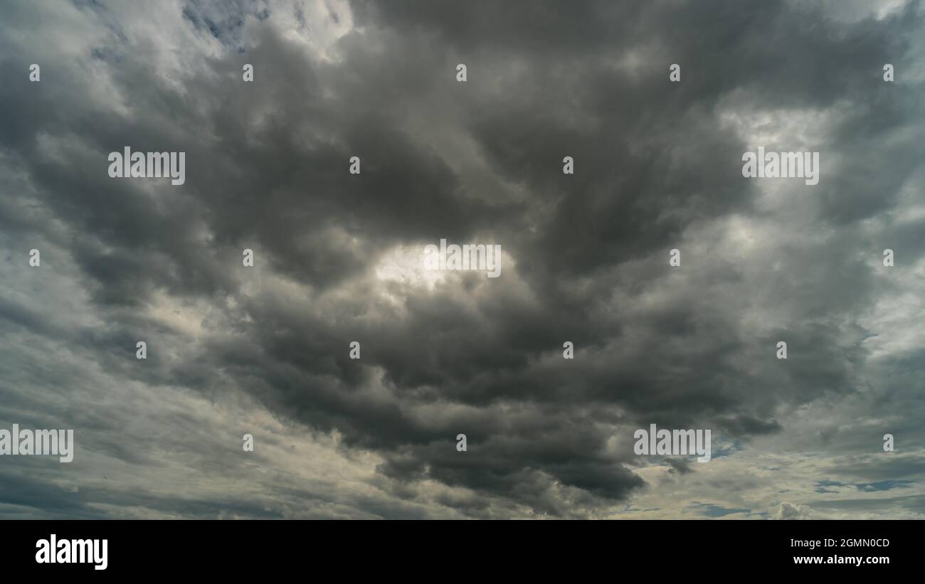 Dramatic storm clouds at dark sky in rainy season Stock Photo - Alamy