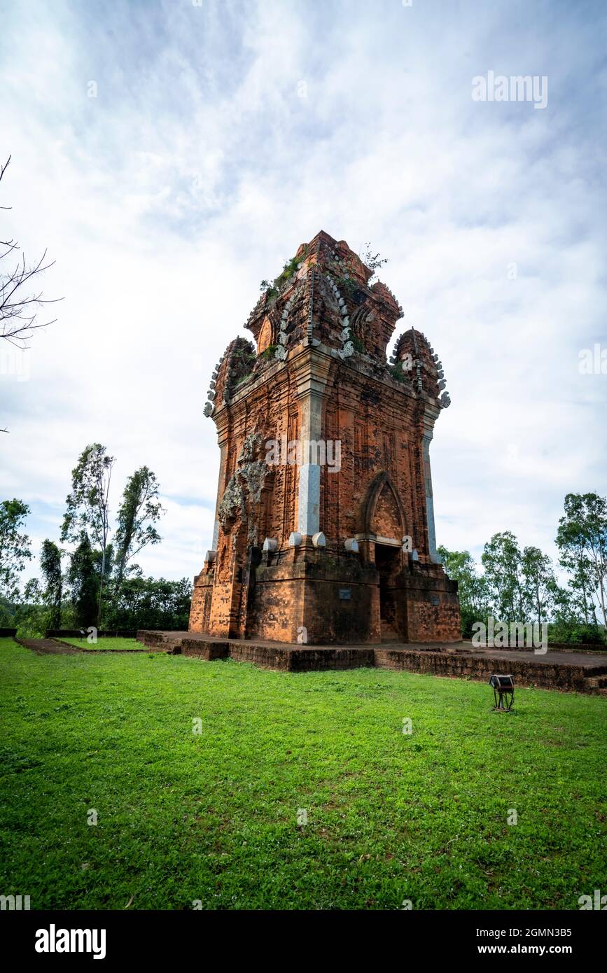 Canh Tien tower in Binh Dinh province central Vietnam Stock Photo
