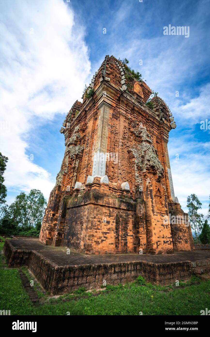 Canh Tien tower in Binh Dinh province central Vietnam Stock Photo