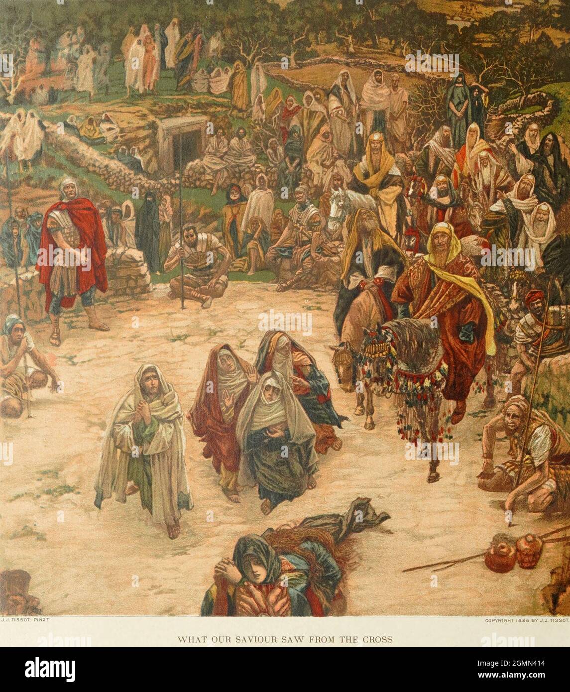 What Our Saviour Saw from the Cross Artwork by James Tissot Stock Photo