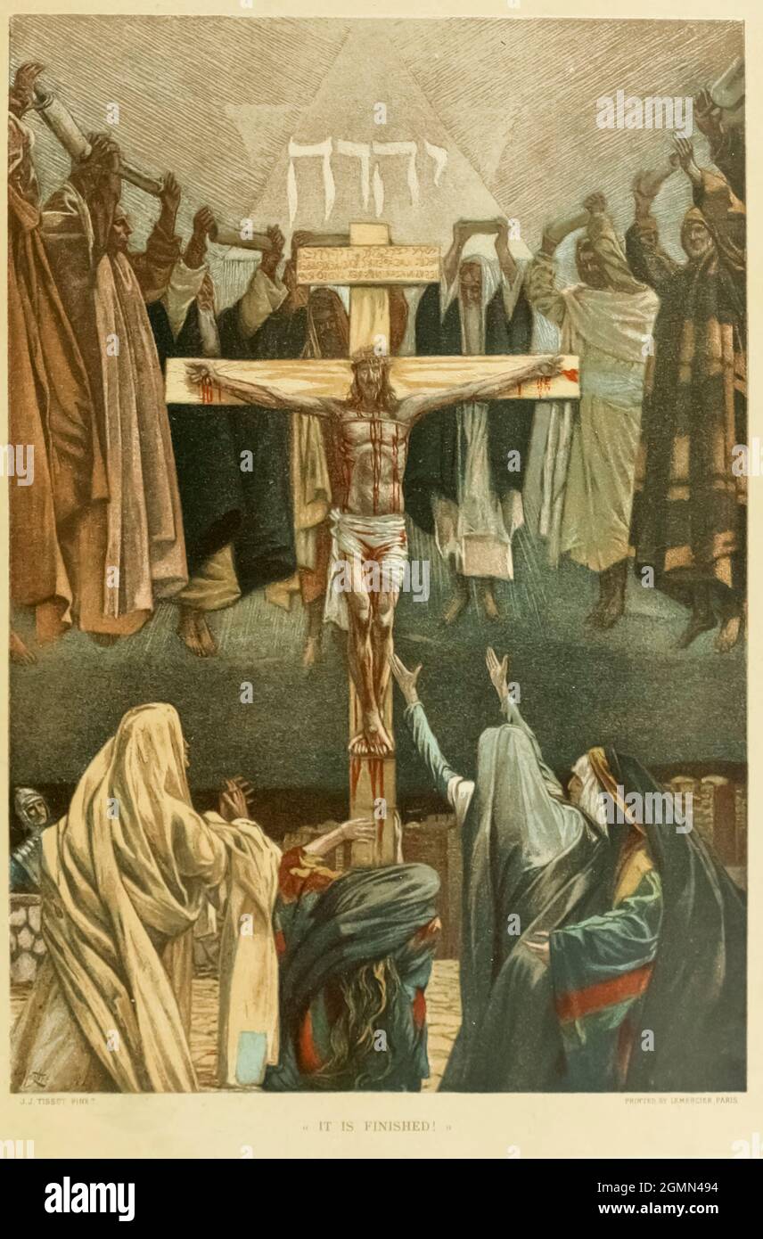 Crucifixion (It is Over) Artwork by James Tissot Stock Photo