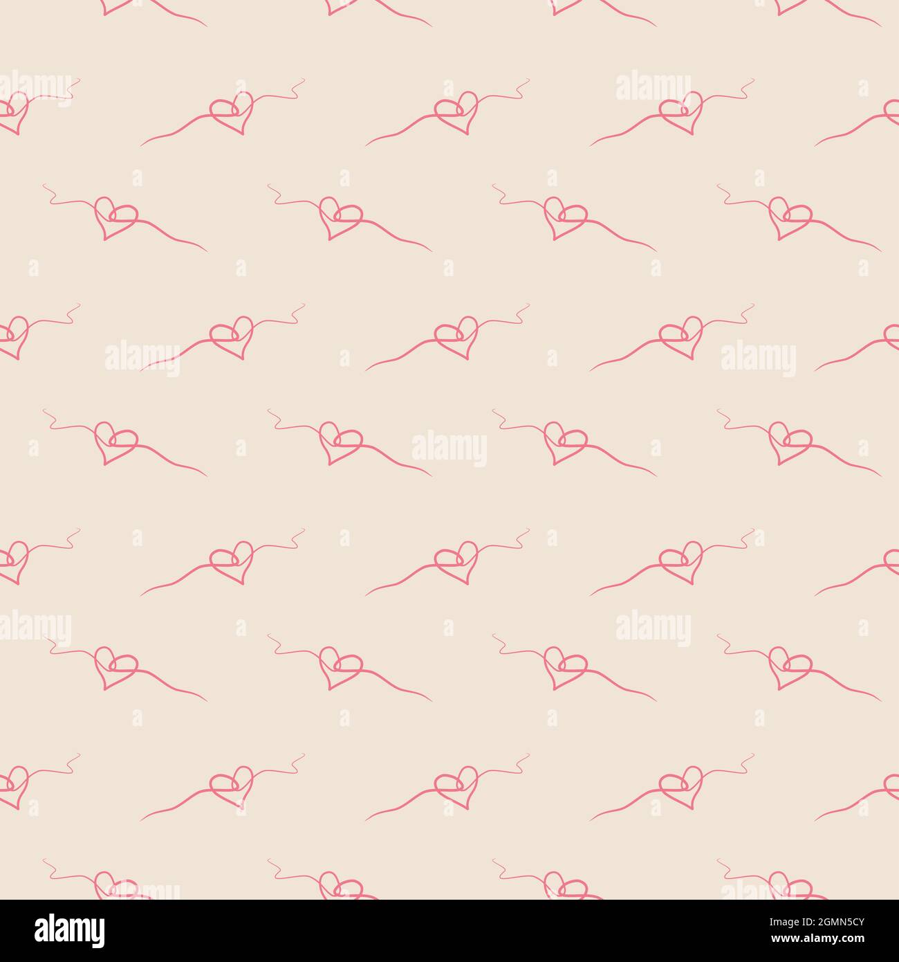 Romantic background with hearts, ideas for valentines, banners, posters - seamless pattern. Vector, eps. Stock Vector