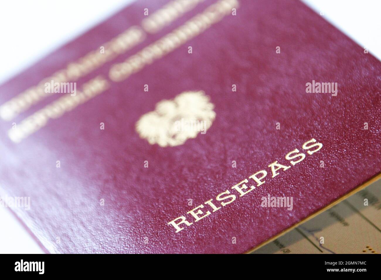 passport of Austria, Republik Oesterreich, Austria Stock Photo
