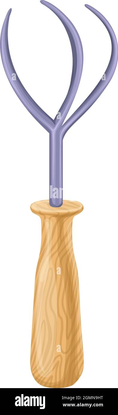 Vector illustration of a garden pitchfork and shovel Stock Vector Image ...