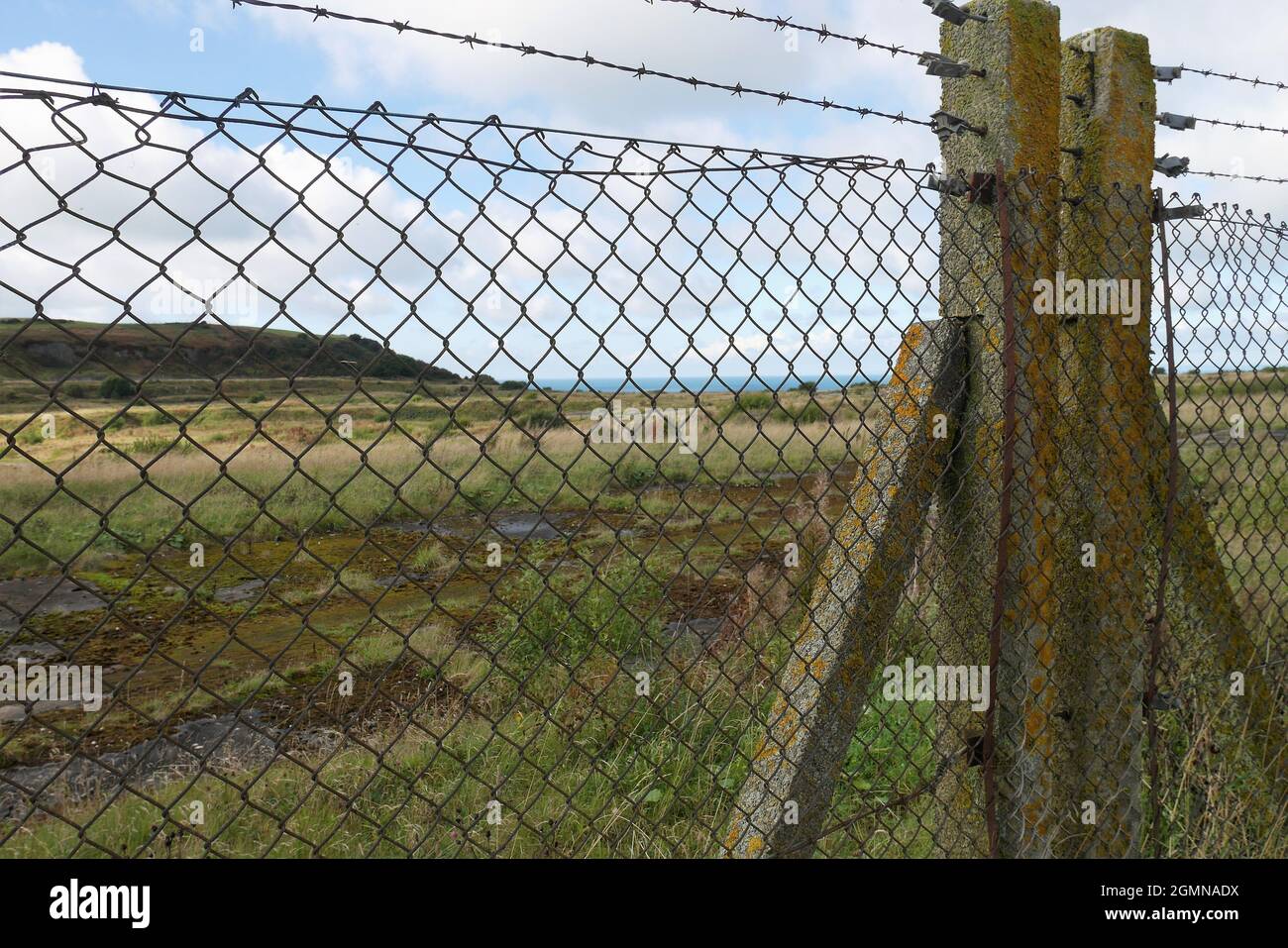 The proposed site of the deep coal mine, Whitehaven, Cumbria, United Kingdom Stock Photo