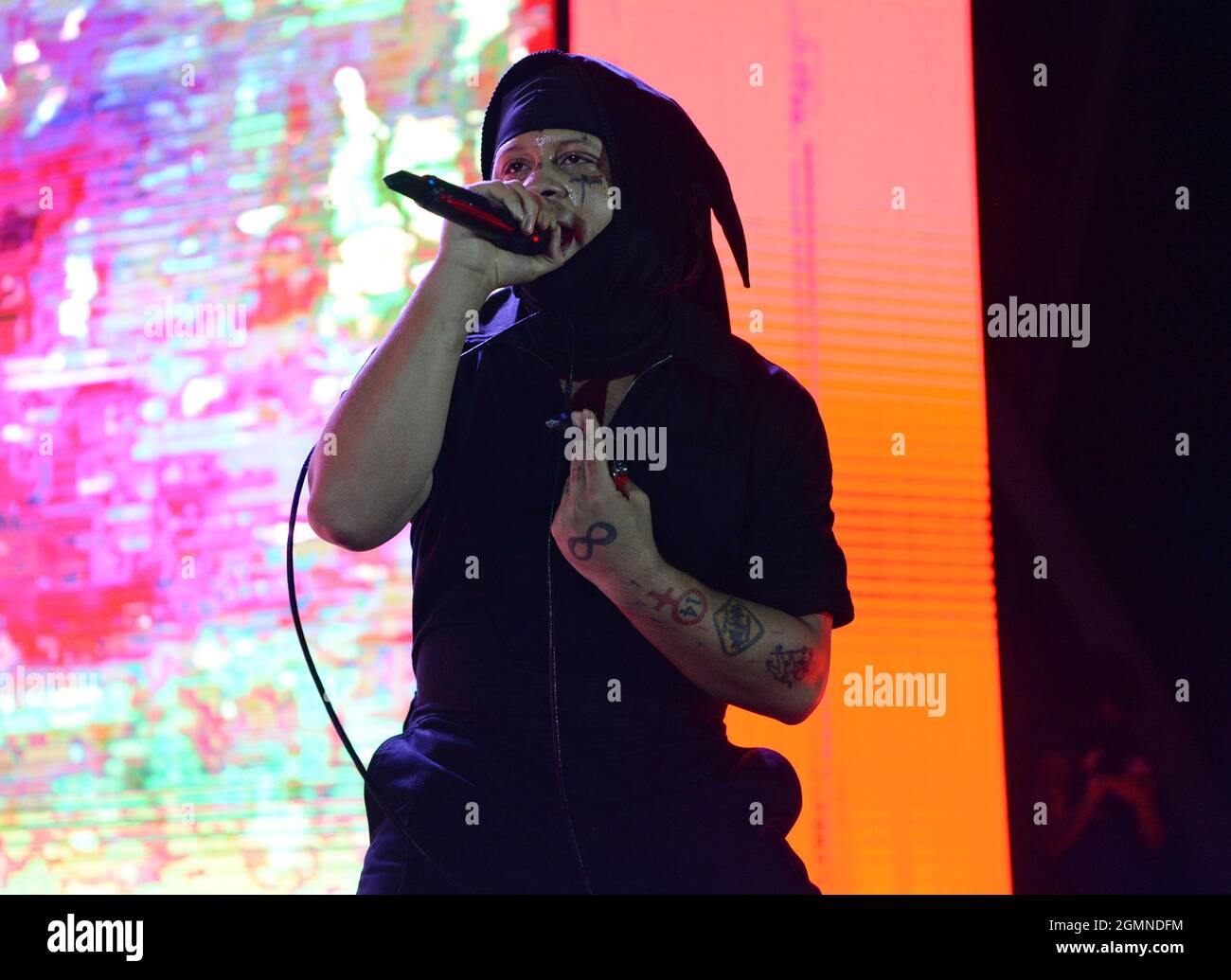 Miami FL, USA. 19th Sep, 2021. Trippie Redd performs during the Tripp