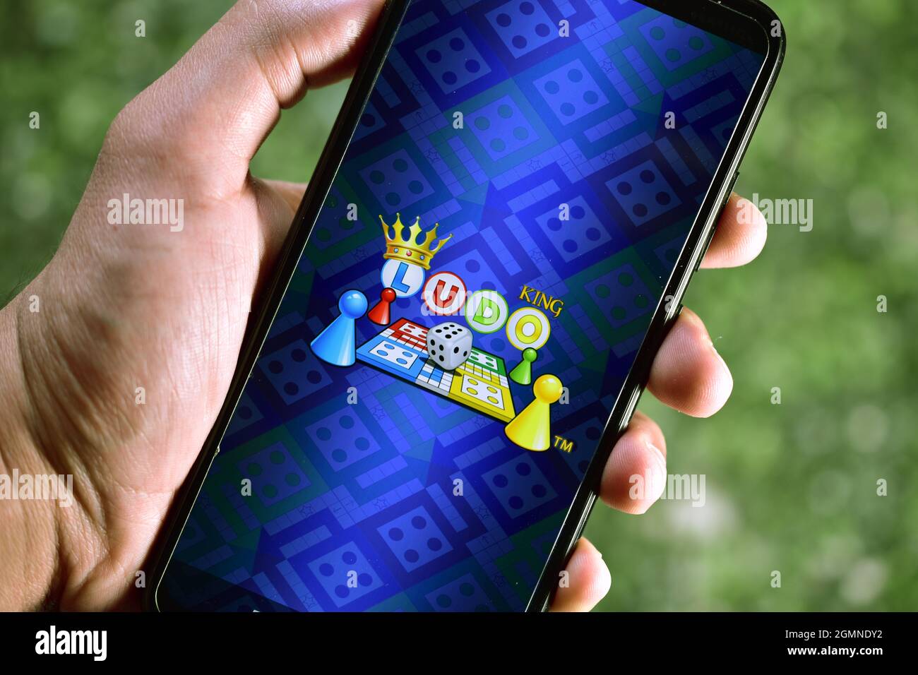 Interface Móvel Da Aplicação Móvel Ludo King Foto Editorial