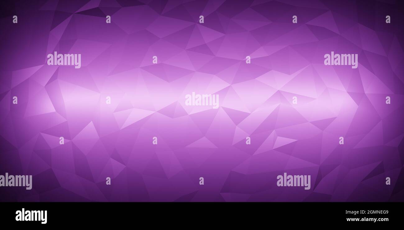 Abstract purple low-poly geometric background or wallpaper with ...