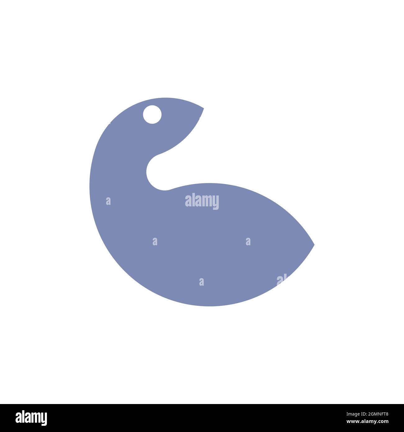 Vector squirrel in golden ratio style. Editable illustration Stock Vector