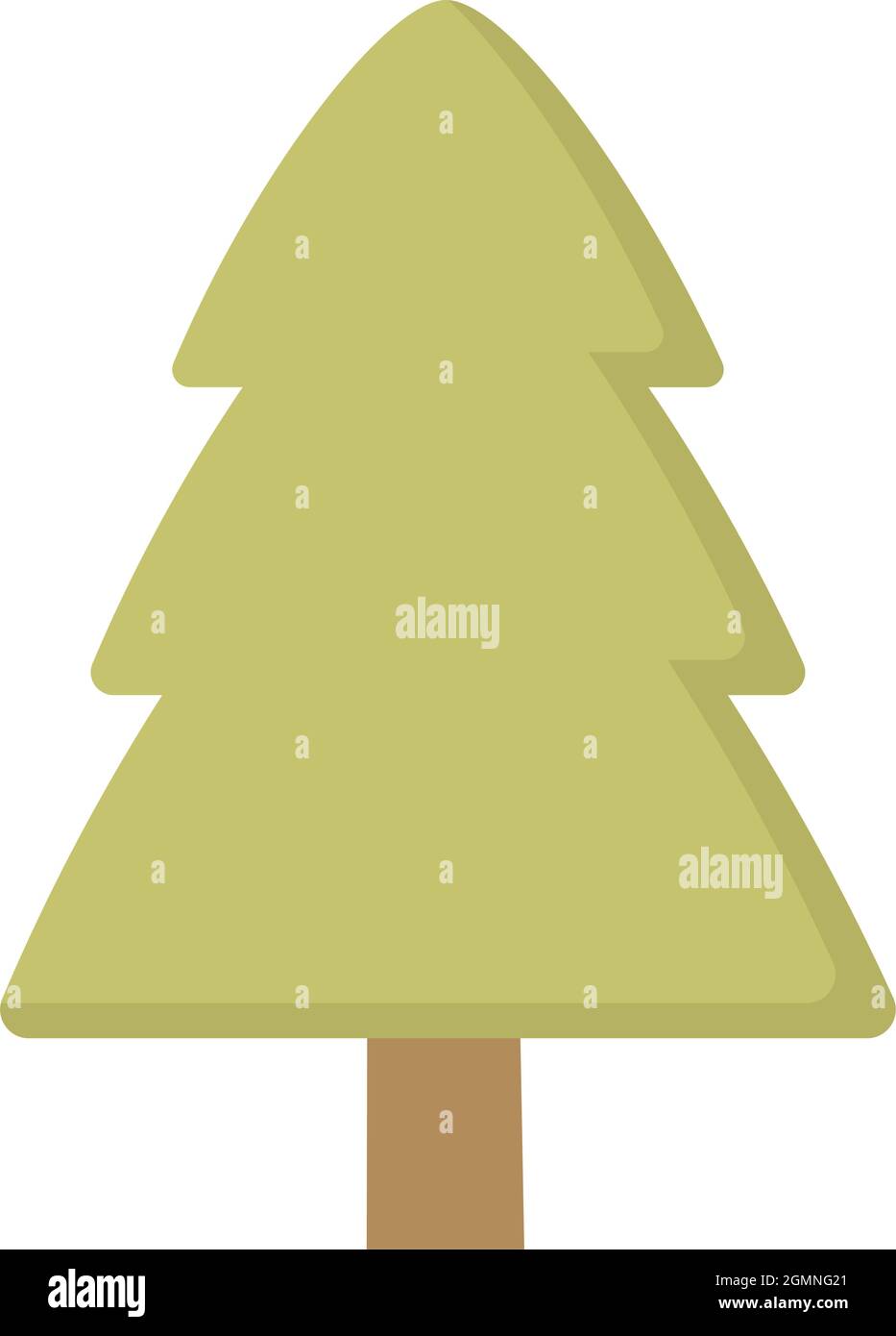 pine tree icon on white background Stock Vector Image & Art - Alamy
