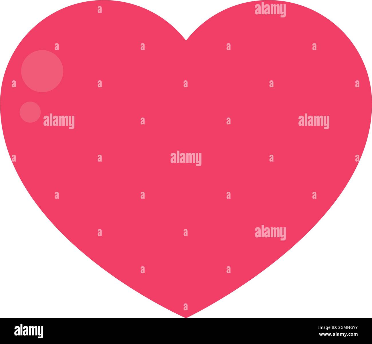 pink heart icon on white background Stock Vector Image & Art - Alamy