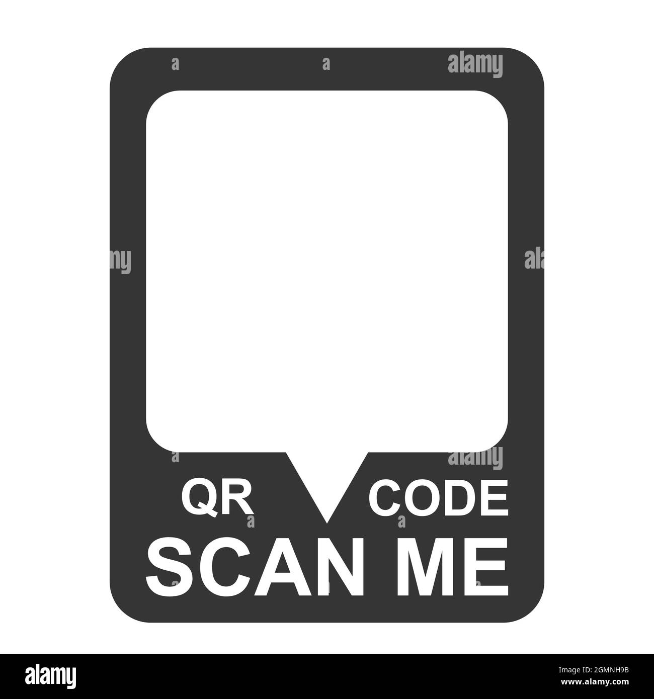 Scan me QR code template smartphone mobile app payment and phone Stock Vector