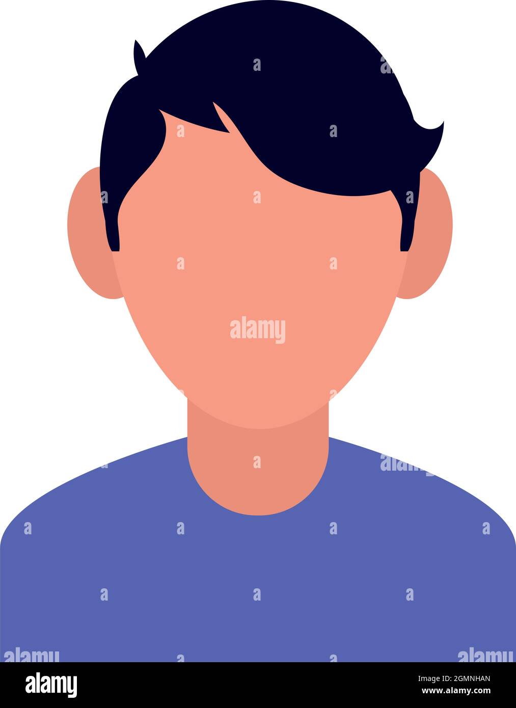 avatar man icon on white background Stock Vector Image & Art - Alamy
