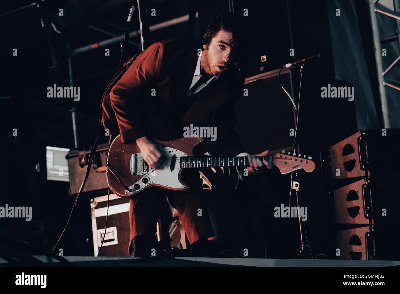 Newcastle, UK : 19.09.21 -  Fontaines DC perform on Day 3 of This Is Tomorrow Festival in Newcastle upon Tyne. Photo credit: Thomas Jackson / Alamy Live News. Stock Photo