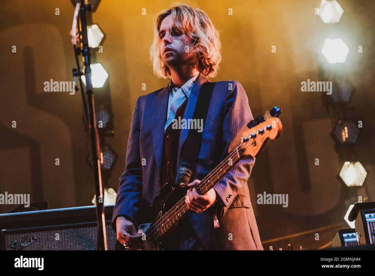Newcastle, UK : 19.09.21 -  Fontaines DC perform on Day 3 of This Is Tomorrow Festival in Newcastle upon Tyne. Photo credit: Thomas Jackson / Alamy Live News. Stock Photo