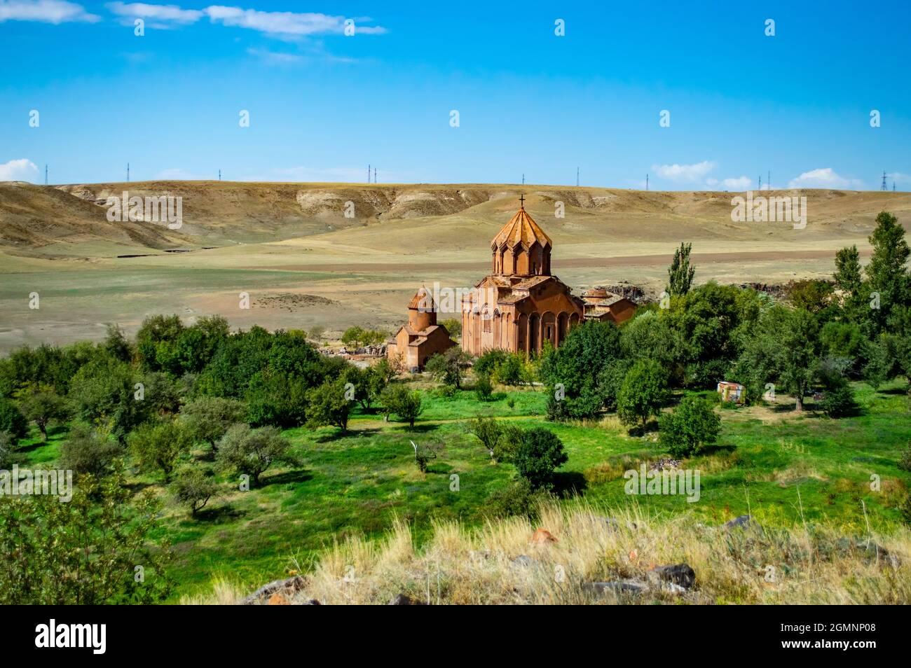 Medieval Armenian monastery of Marmashen in Shirak province of Armenia Stock Photo