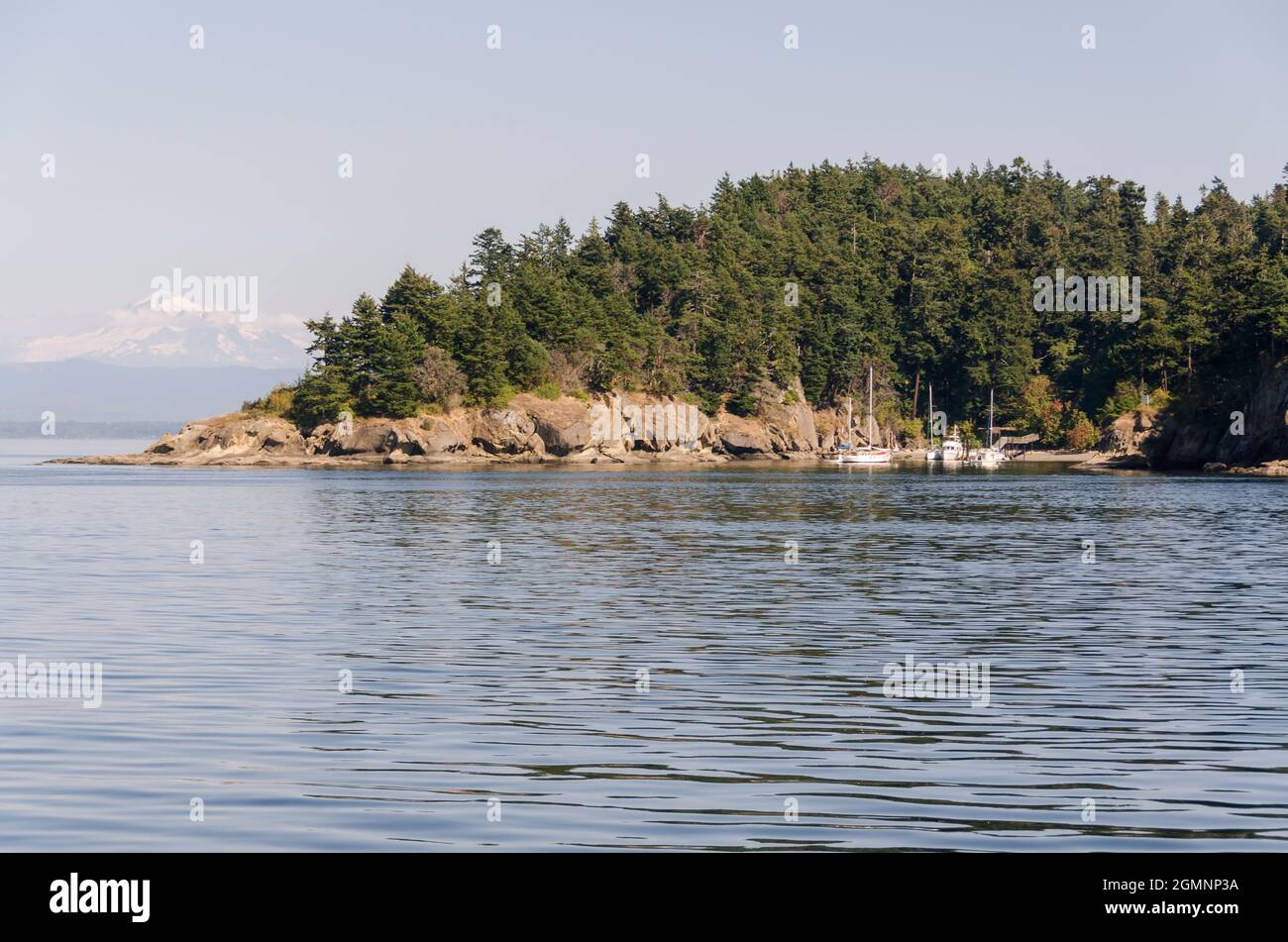 boat ride off vancouver island in Canada Stock Photo Alamy
