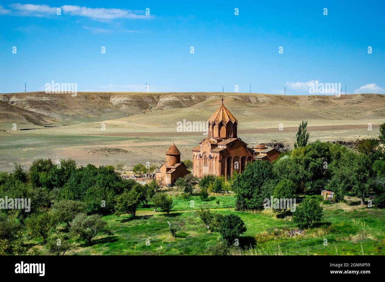 Famous Armenian Christian monastery of Marmashen in Armenia Stock Photo