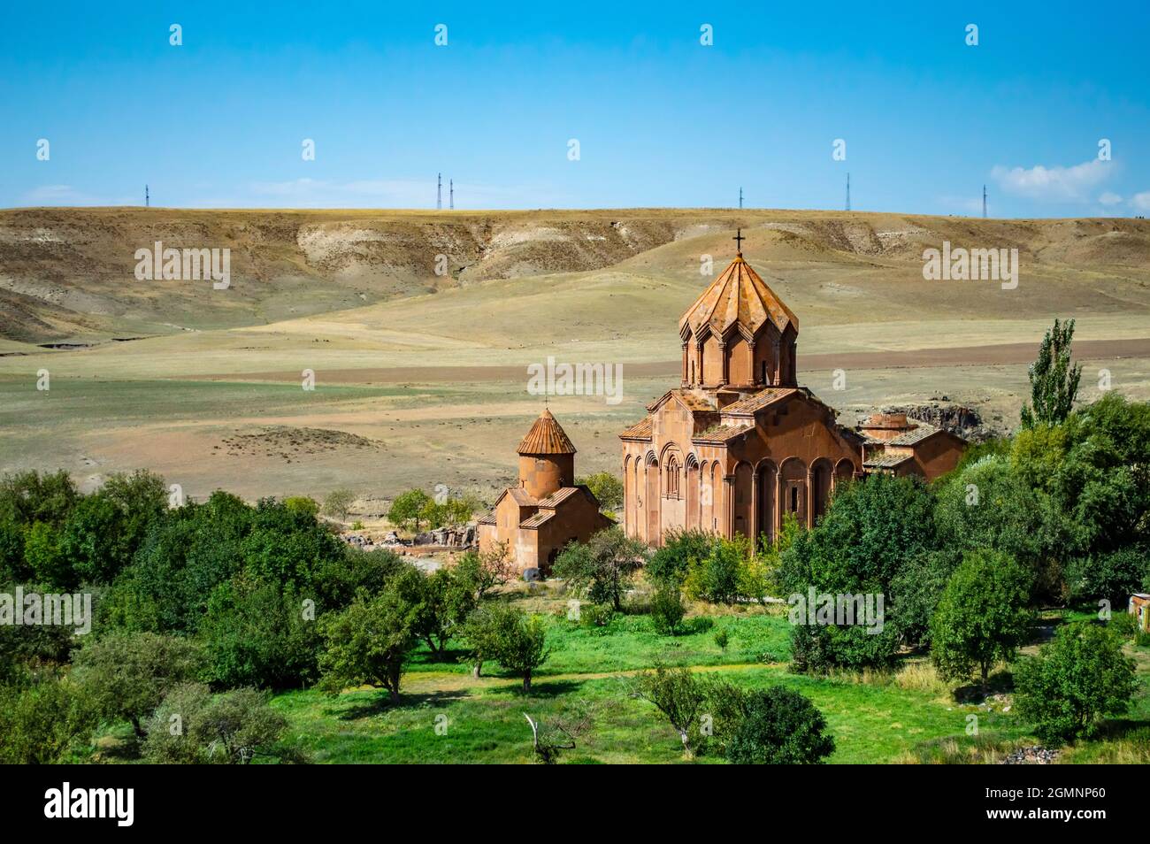 Marmashen monastery in Shirak province of Armenia is a 10th-century Armenian monastic complex Stock Photo