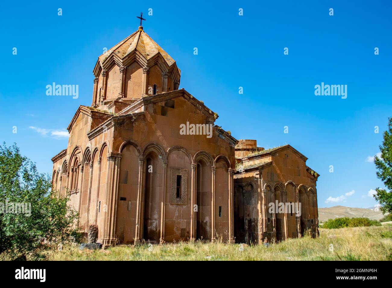 The main cathedral of the medieval Armenian monastery of Marmashen in Shirak province of Armenia Stock Photo