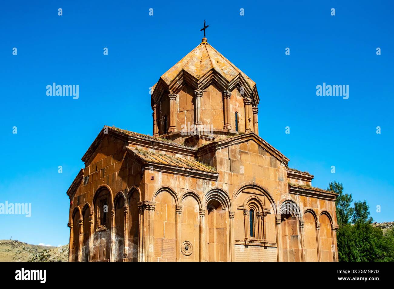 The main cathedral of Marmashen monastery, a 10th-century Armenian Christian monastery in Shirak province of Armenia Stock Photo