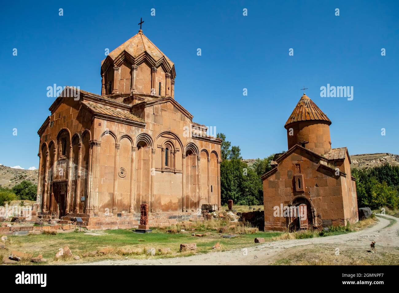 Marmashen monastery in Armenia, built in 10th century Stock Photo