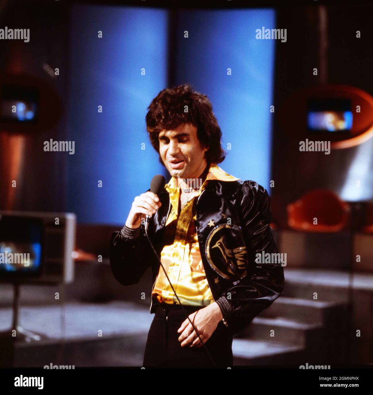 Disco, Musiksendung, Deutschland 1971 - 1982, Sendung vom 31. August 1974, Interpret: Drafi Deutscher Stock Photo