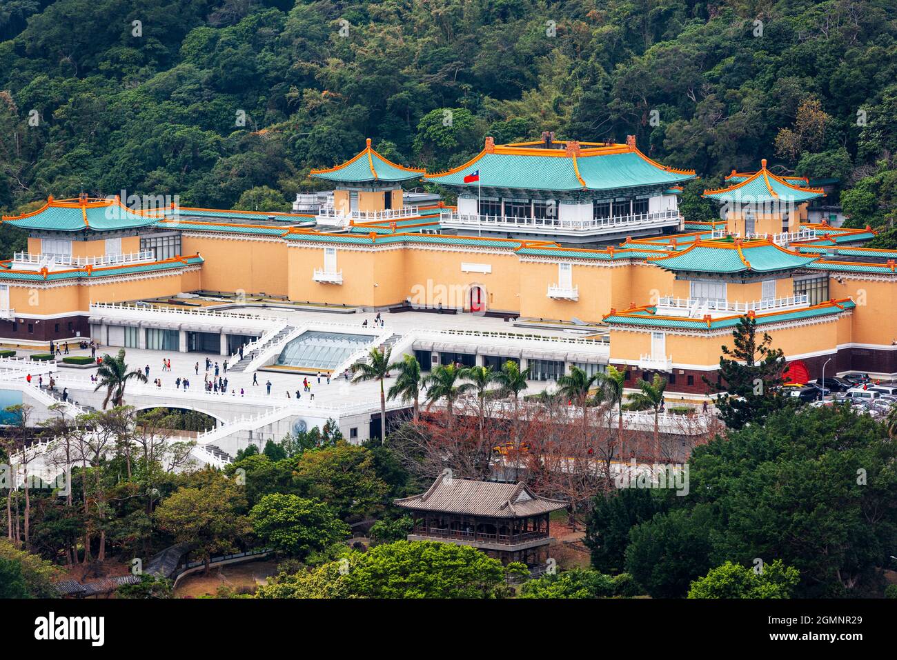 Taipei, Taiwan at the National Palace. Stock Photo