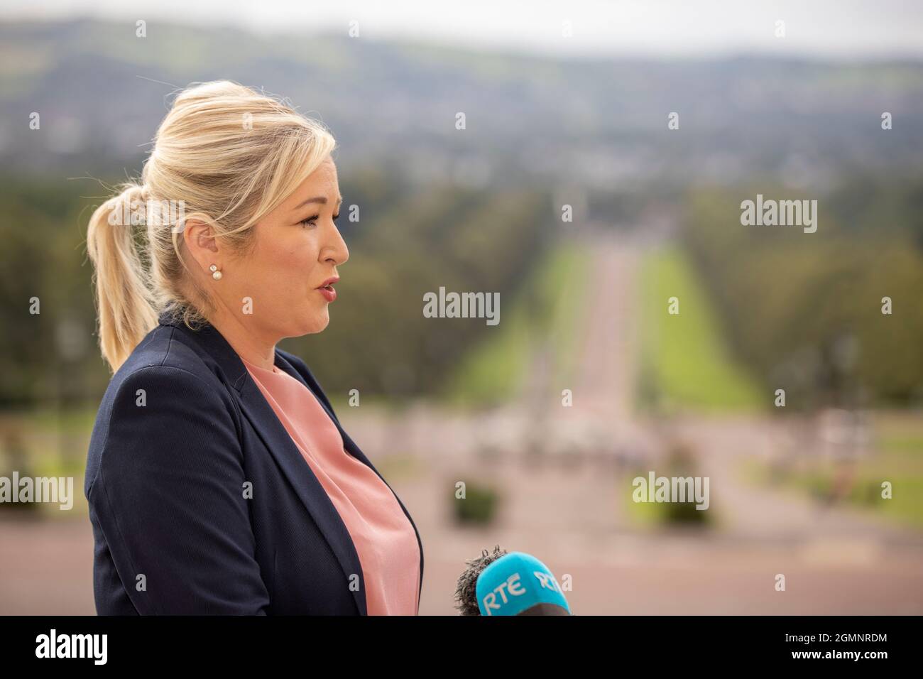 Northern Ireland Deputy First Minister Michelle O Neill At Stormont In northern-ireland-deputy-first-minister-michelle-o-neill-at-stormont-in