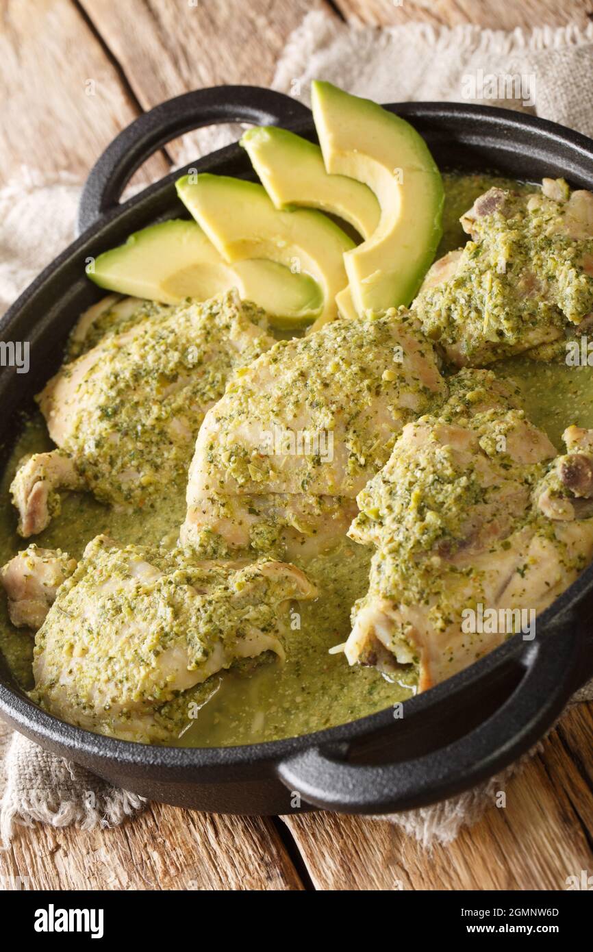 Chicken In Green Sauce-GuatemalaJocon