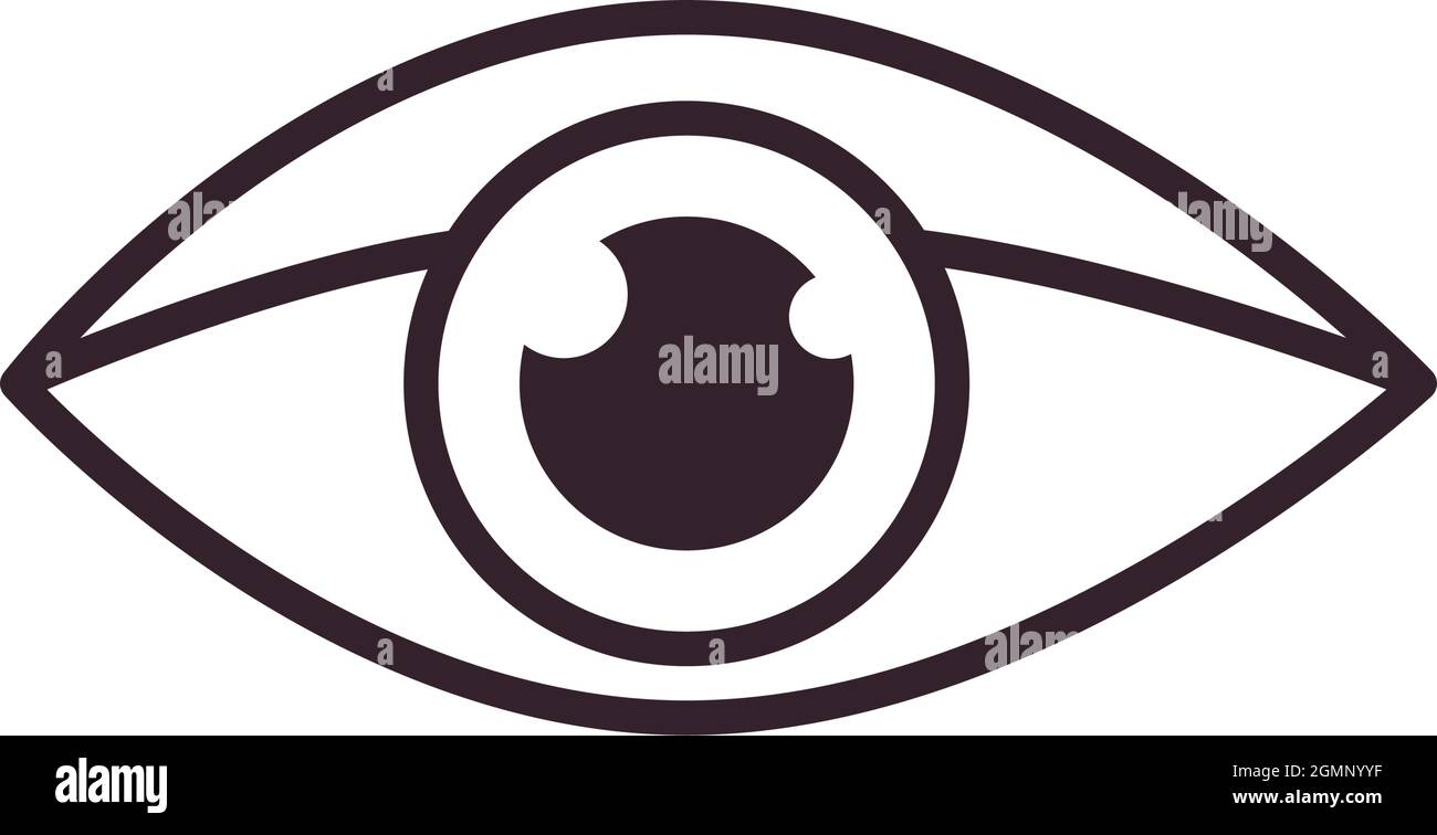 optical eye on white background Stock Vector Image & Art Alamy