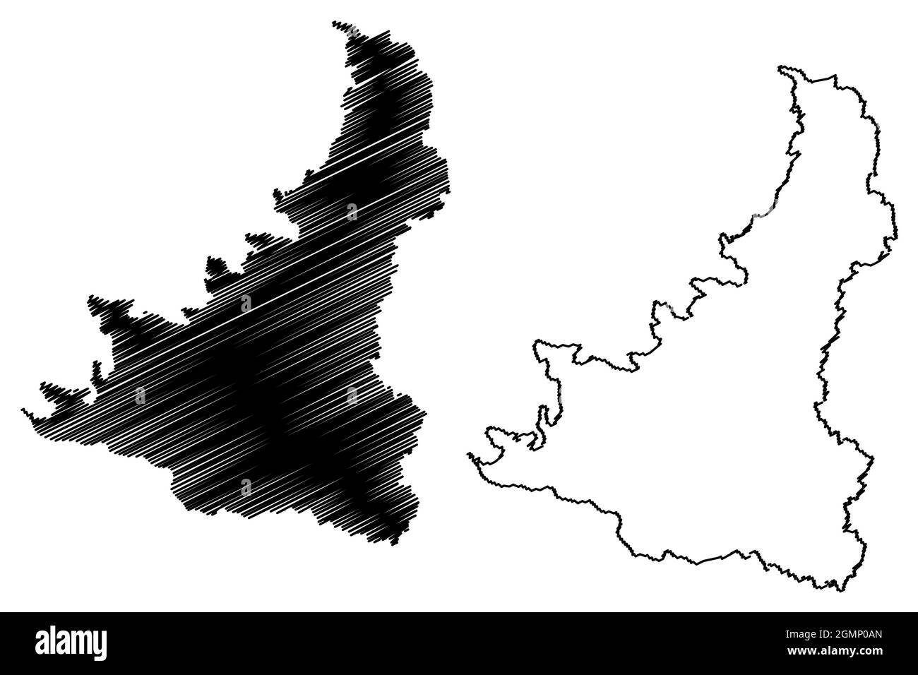 West bengal map Stock Vector Images - Alamy