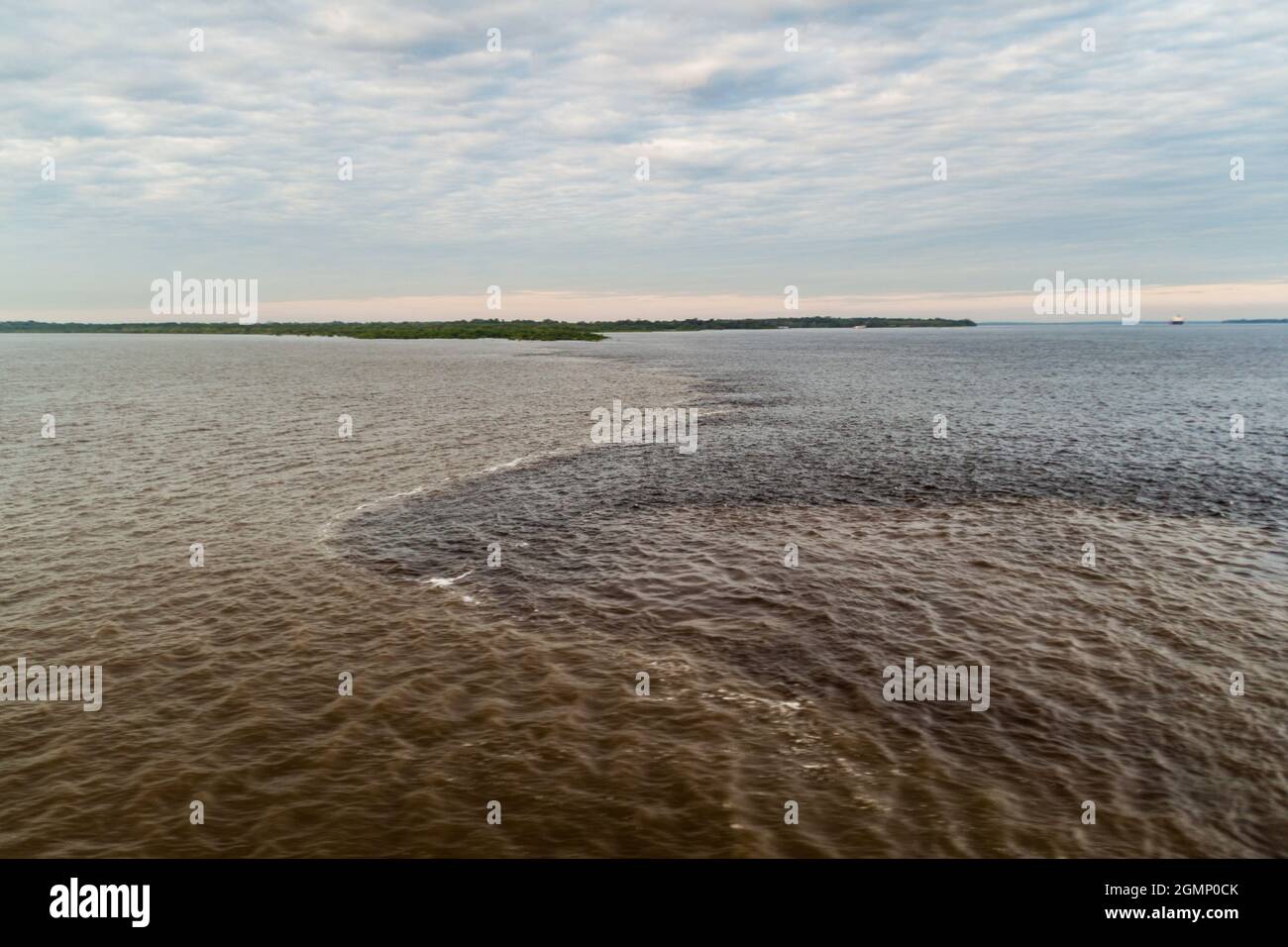 The Meeting of Waters (Encontro das Aguas) is the confluence between ...
