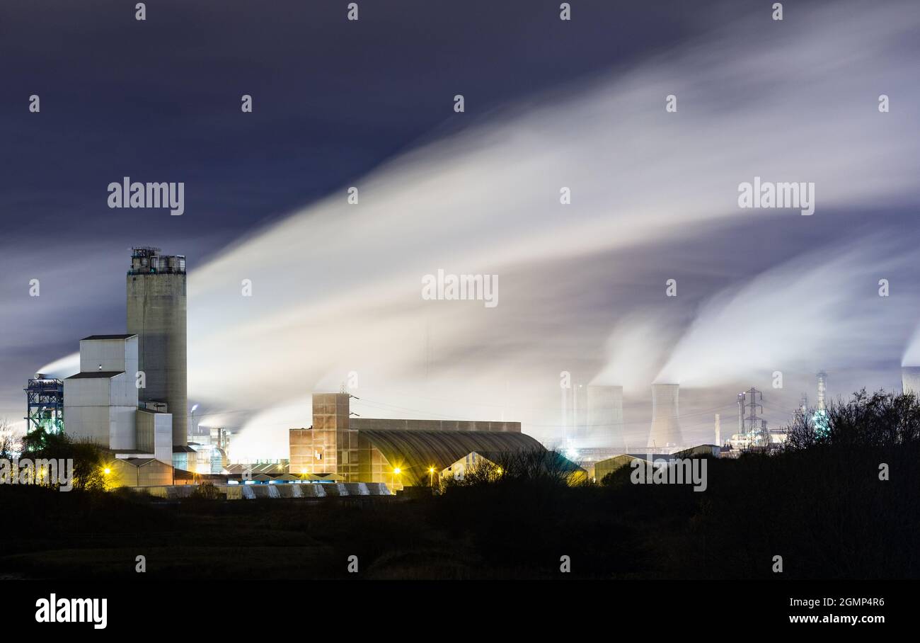 CF Industries fertiliser plant at Billingham near Middlesbrough, north east England. UK Stock Photo