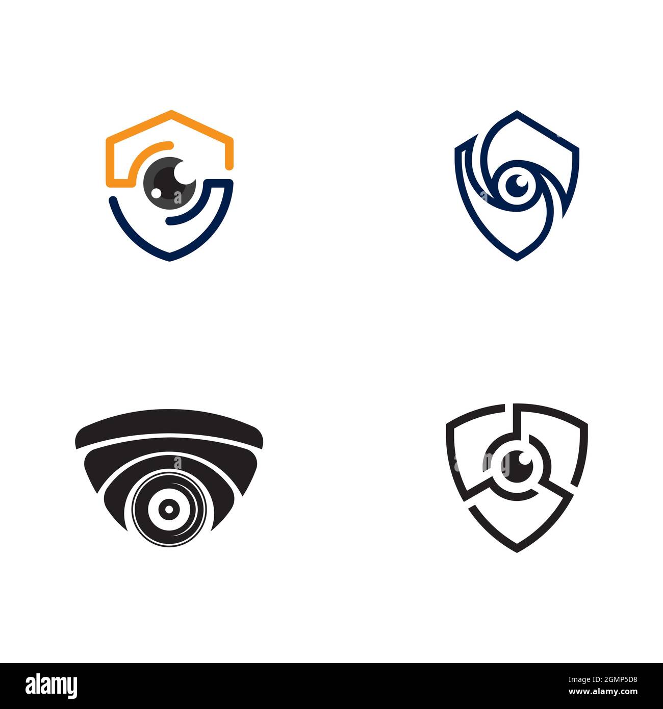 CCTV Vector icon design illustration Template Stock Photo - Alamy