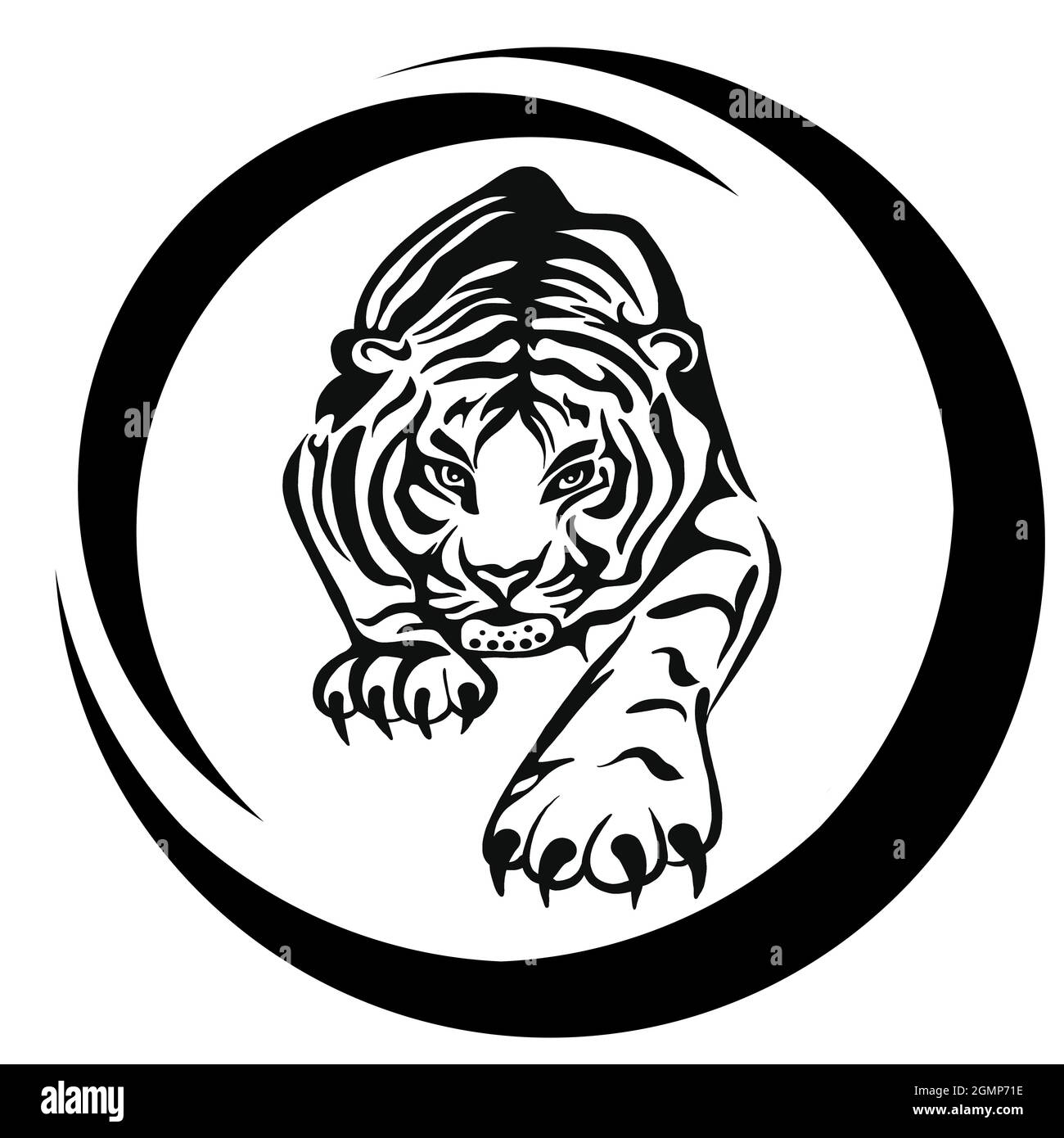 Tiger tattoo art hi-res stock photography and images - Alamy