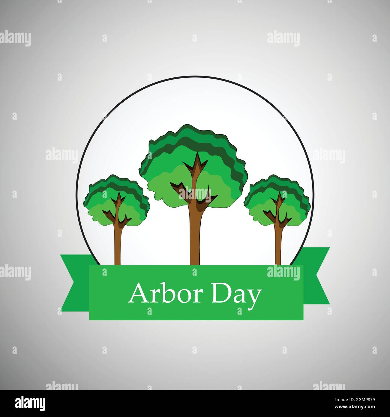 Arbor Day Background Stock Vector
