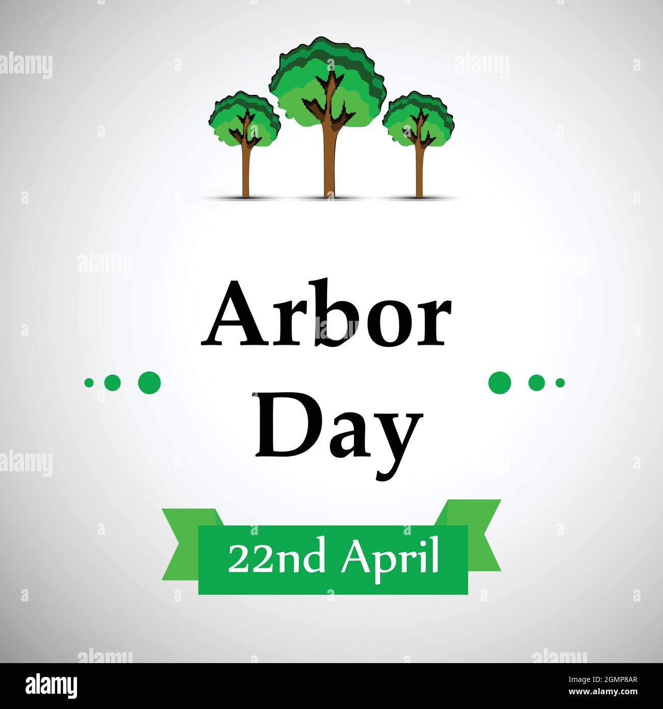 Arbor Day Background Stock Vector