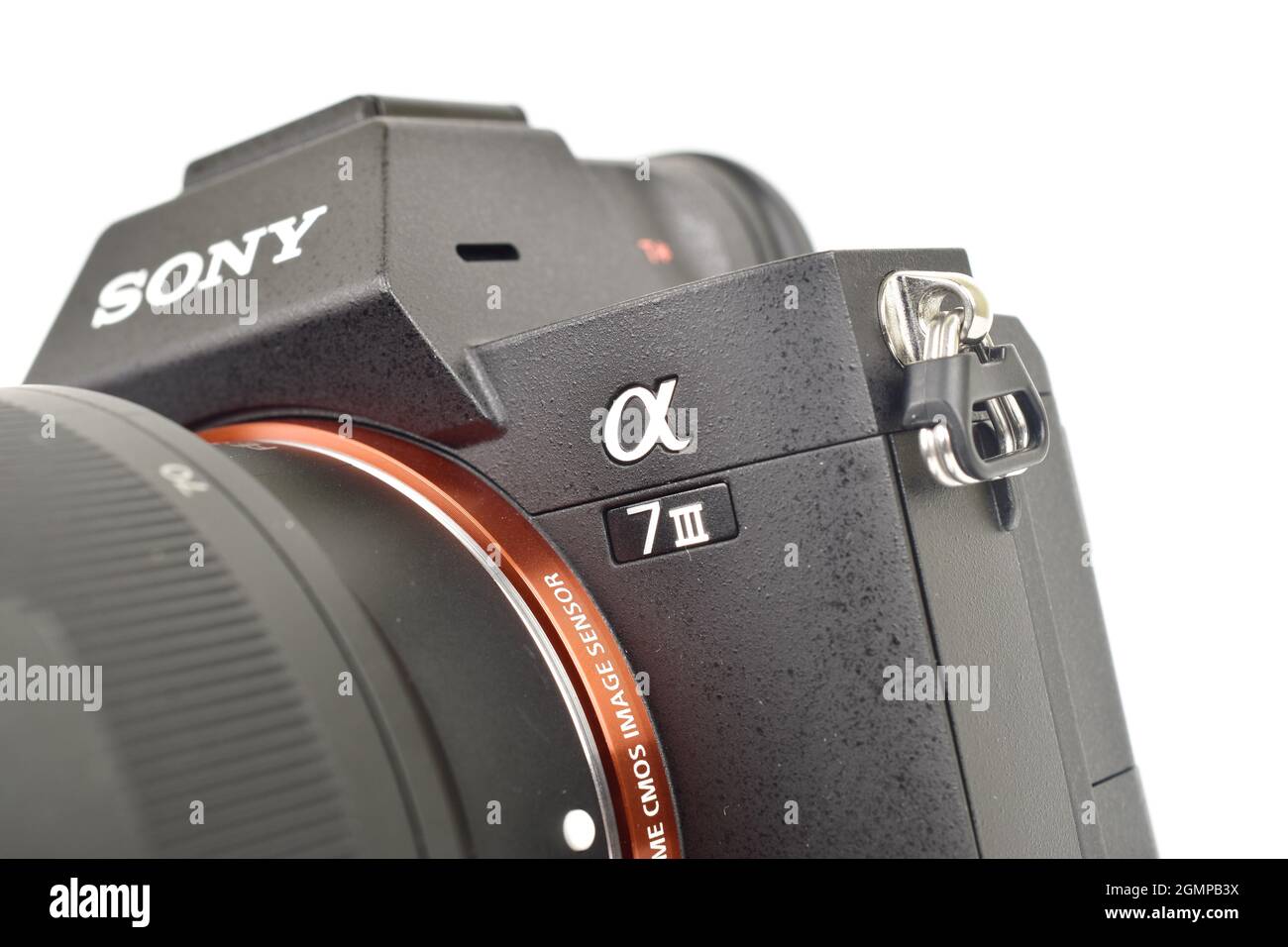 New Delhi, India- October 5, 2020: Closeup of Sony A7iii camera new  mirrorless lineup of cameras Stock Photo - Alamy