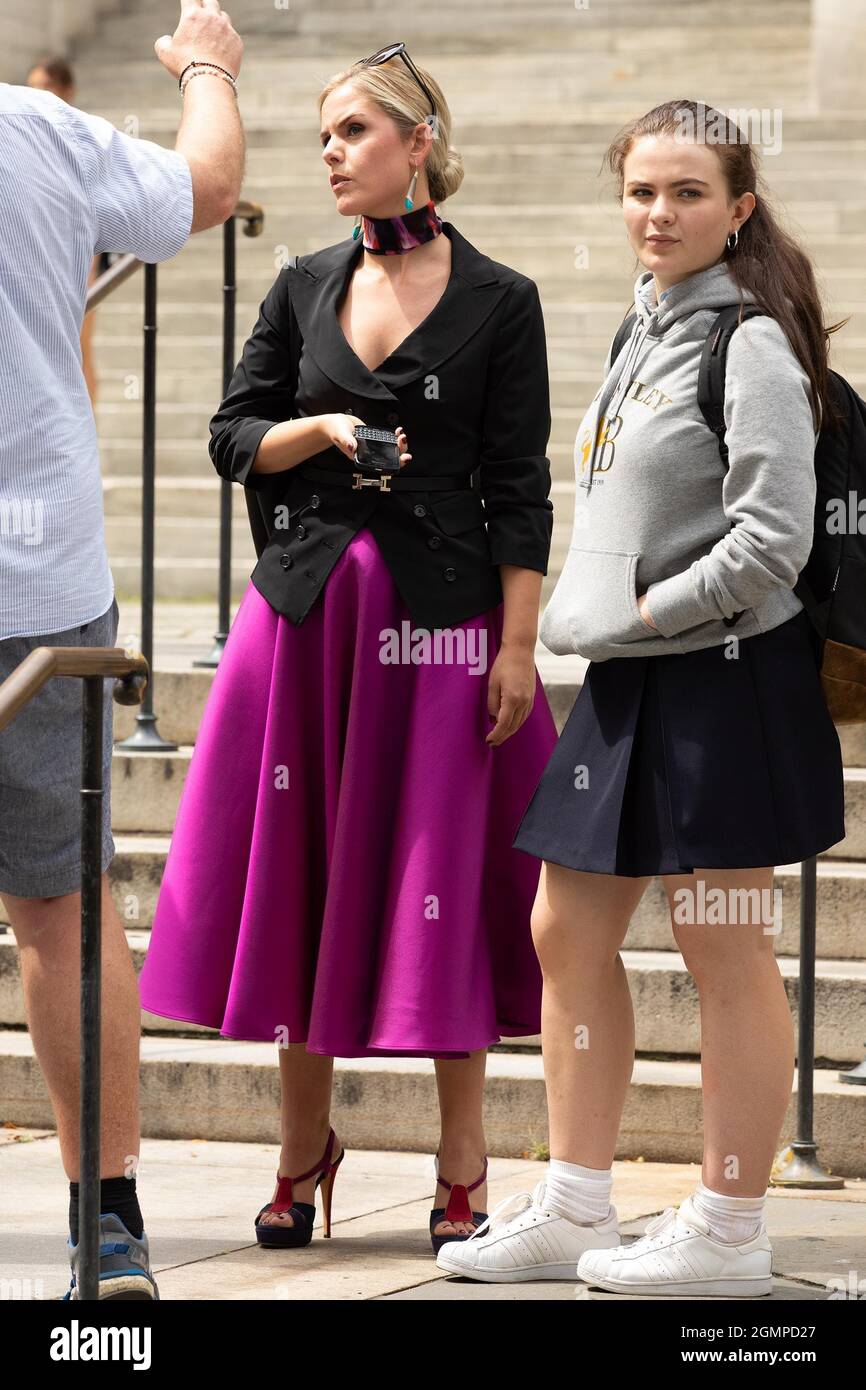 New York NY 20210831 Luckiest Girl Alive Filming in NYC MidtownNY