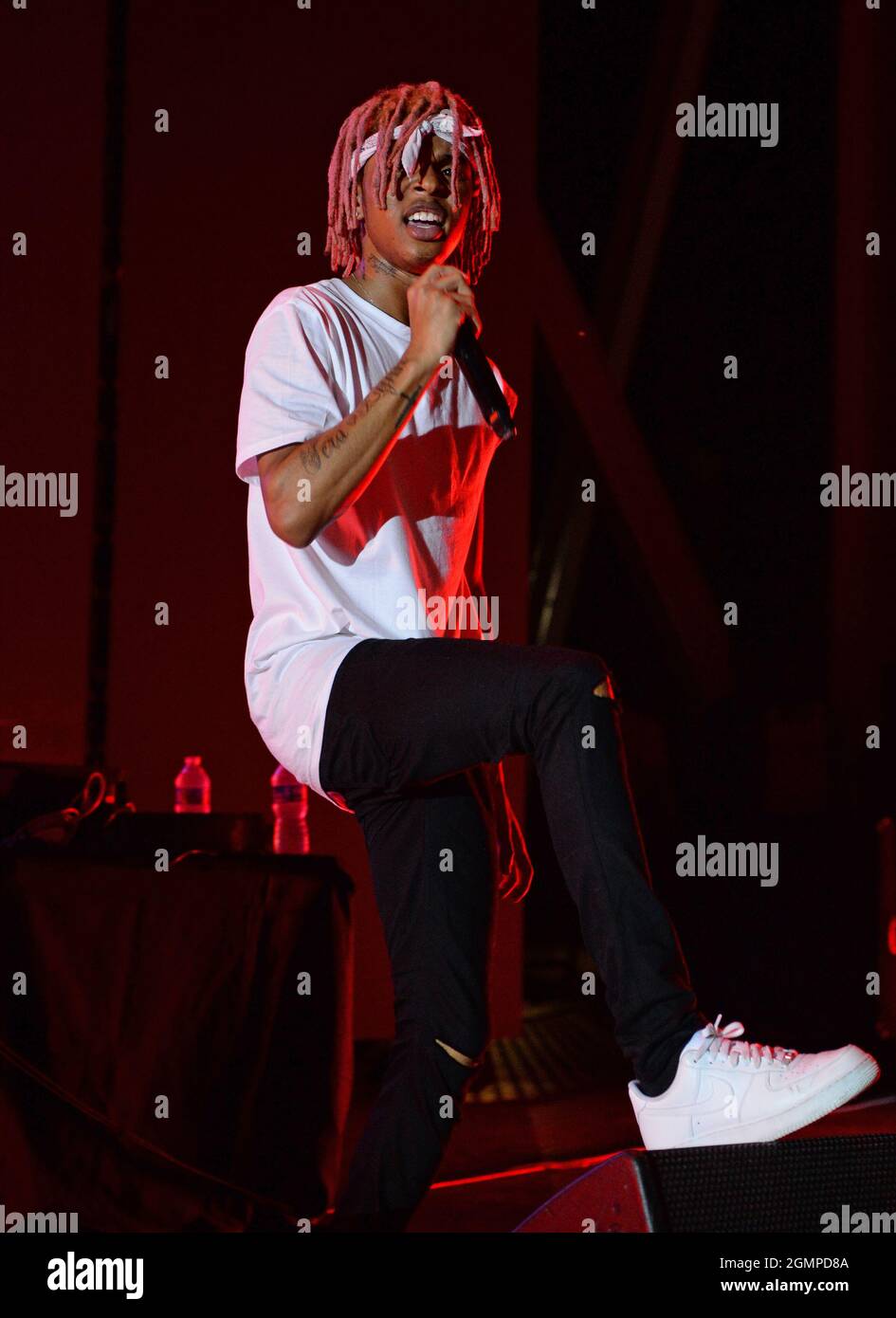 Miami FL, USA. 19th Sep, 2021. SoFaygo performs during the Tripp at ...