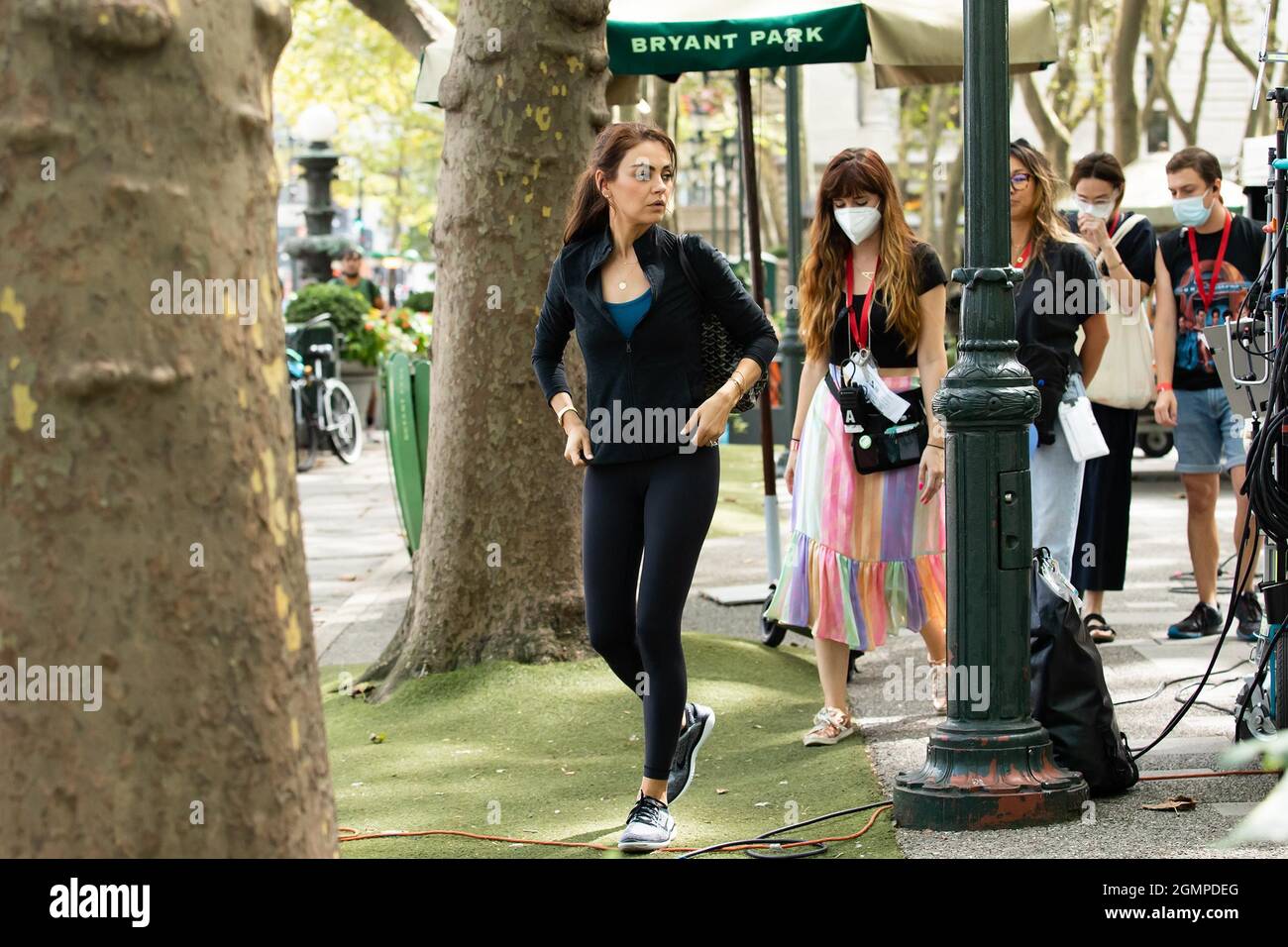 New York NY 20210831 Luckiest Girl Alive Filming in NYC MidtownNY